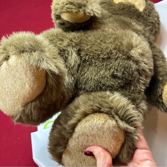 Jumbo TRUDI FUZZY BROWN 21” Teddy BEAR STAND UP Stuffed Animal Plush ITALY DAKIN - Picture 13 of 16